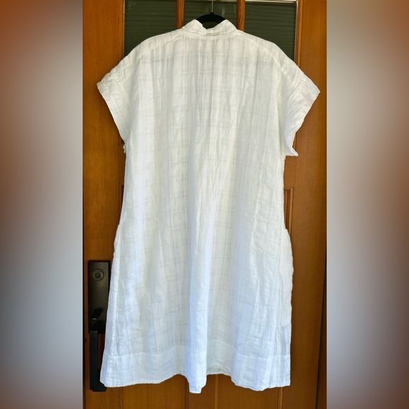 NWT! Banana Republic “Laurel” Linen-Cotton Utility Dress - L - Picture 4 of 10